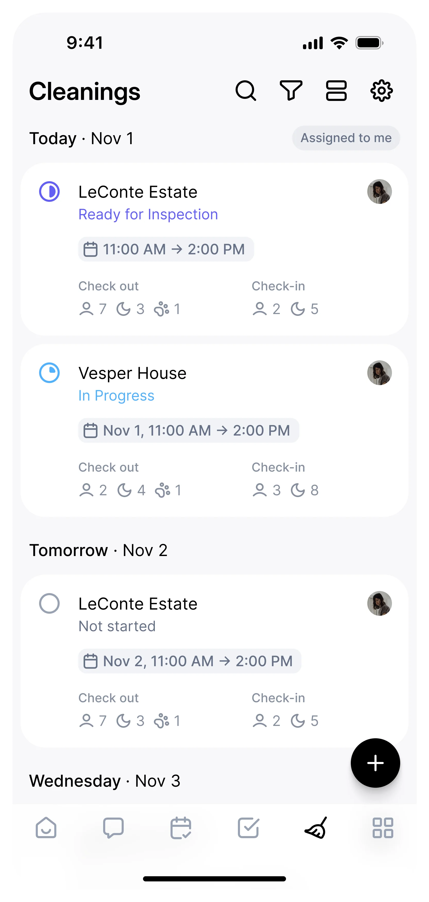 List view