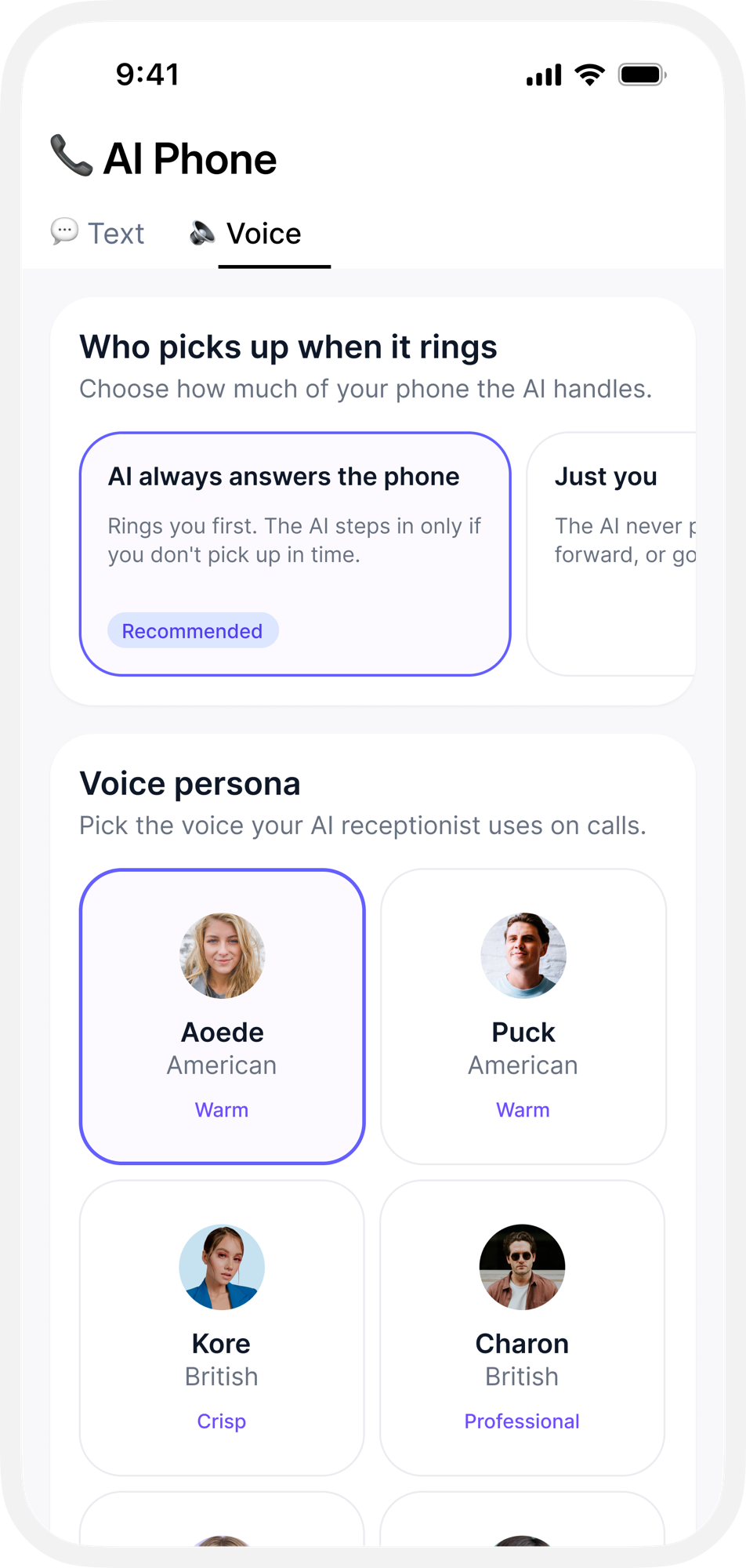 AI Phone for your business