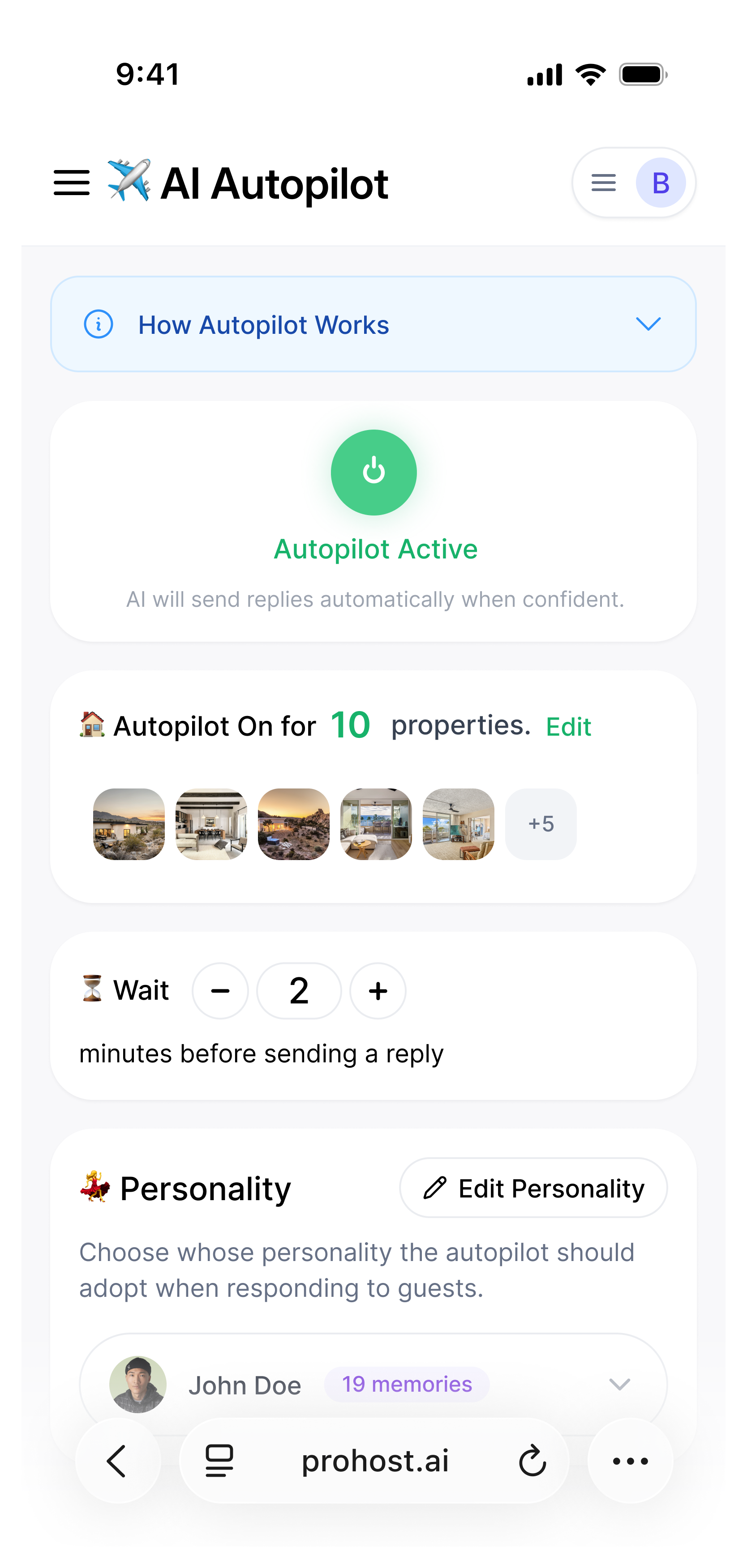 AI Autopilot Settings