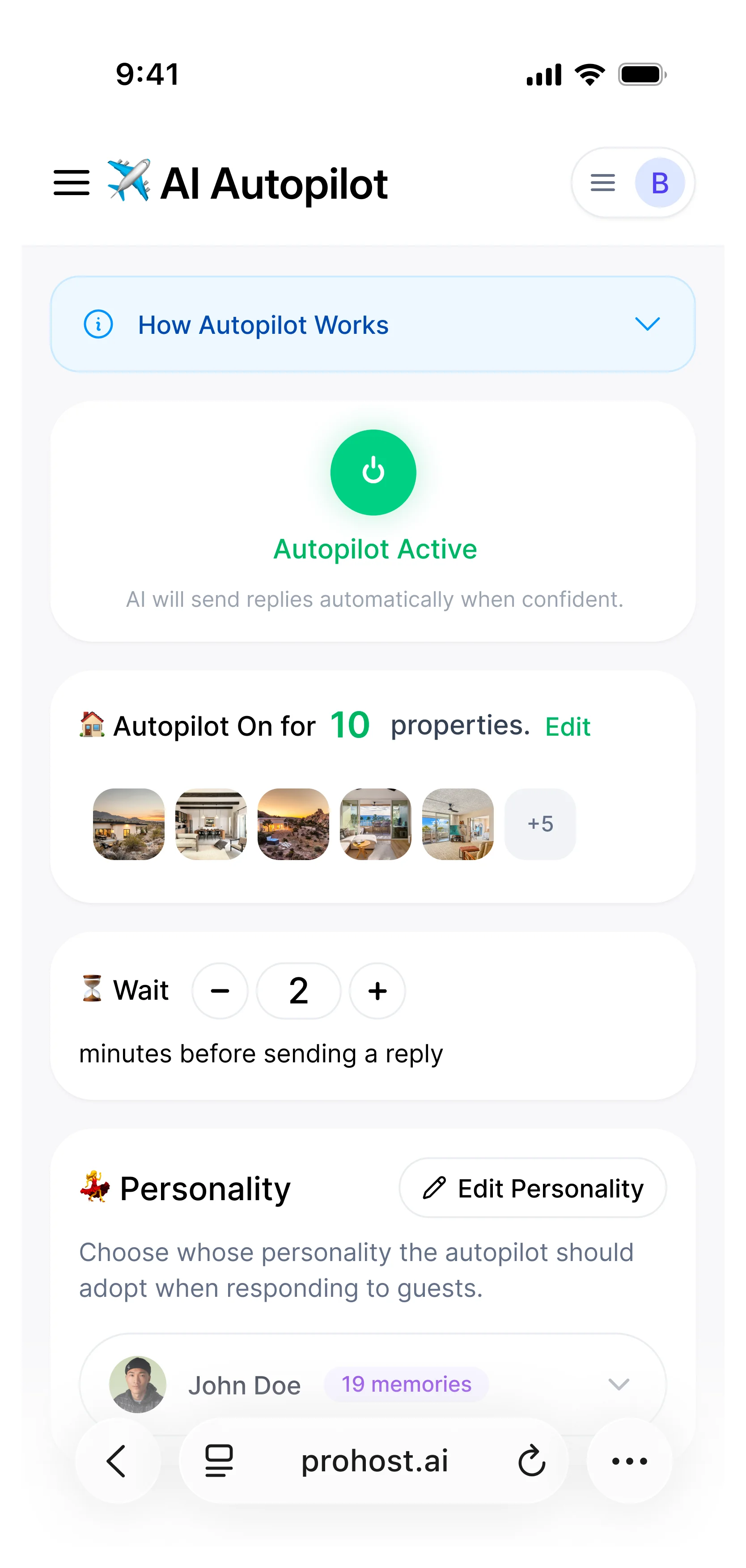 AI Autopilot Settings