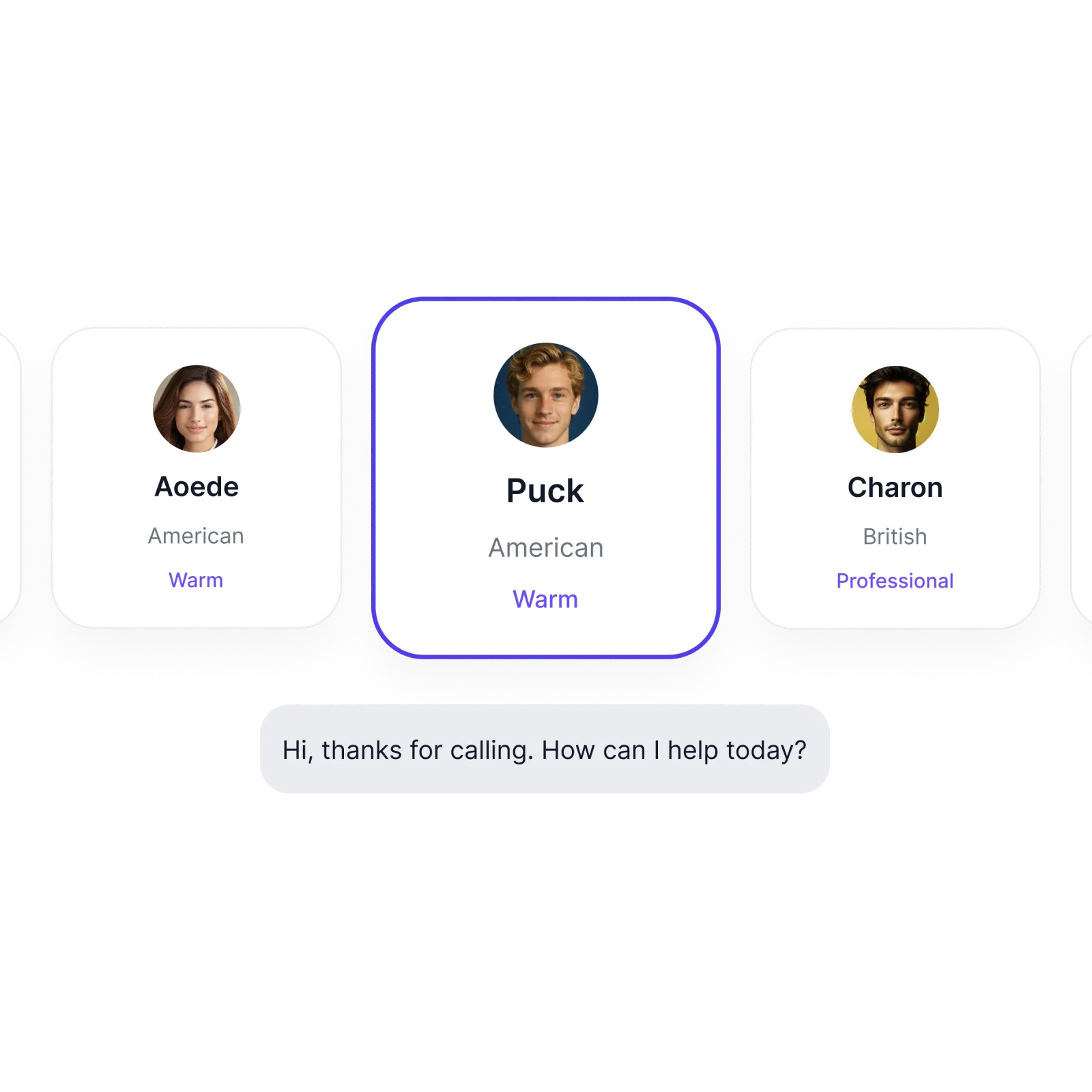 An AI voice that sounds like your brand