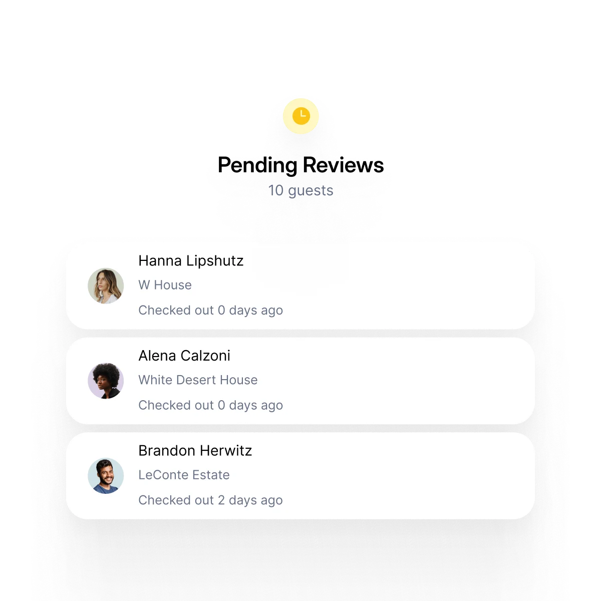 Rating trend over time